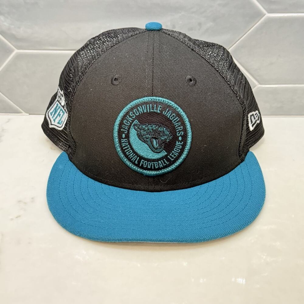 Jacksonville Jaguars New Era Sideline 9Fifty Low Profile Snapback Hat Trucker
